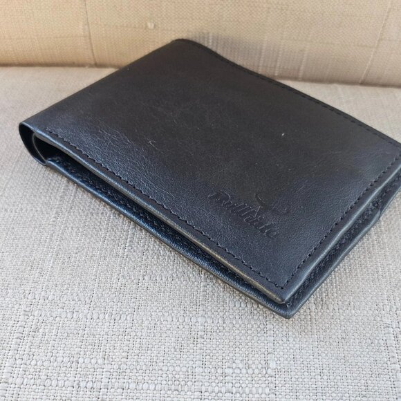 Leather Cardholder Wallet Billfold Handmade Bifold Purse Made in Pakistan - Picture 2 of 12
